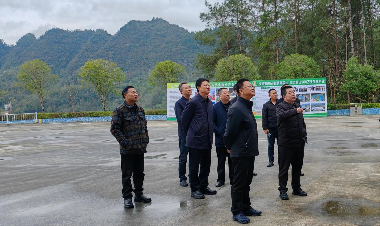 黔江區(qū)委書記羅成到69公司調(diào)研